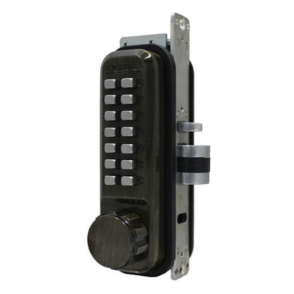 Lockey Lockey 2930-DC - Narrow-Stile Mechanical Keypad Keyless Knob - Passage - Double Combination LK-2930-DC-SN